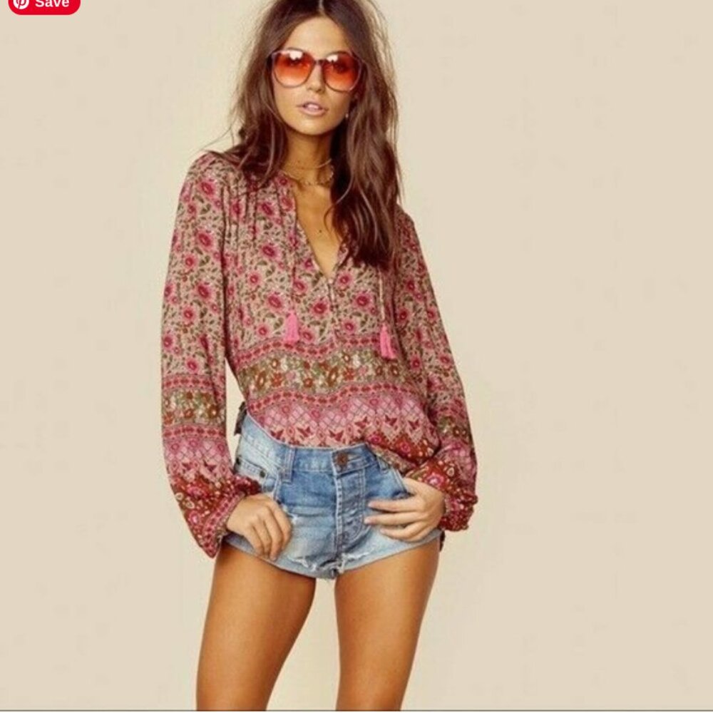Spell and the Gypsy Kombi Blouse in Spice XS
